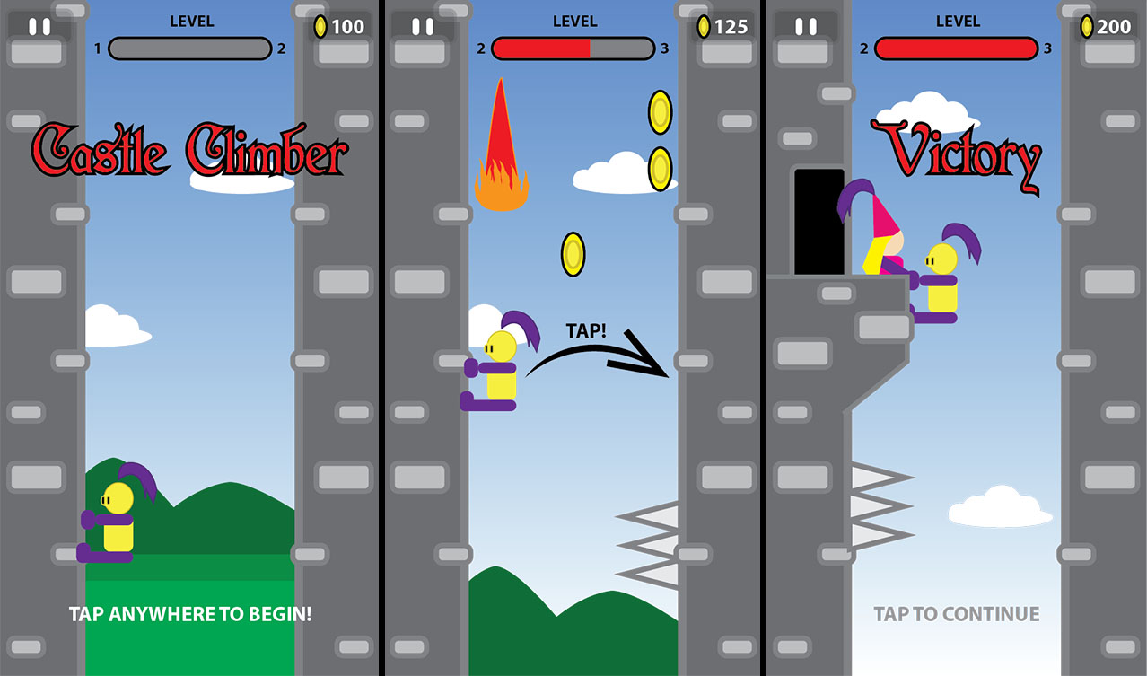 Castle Climber Mock-up Icon